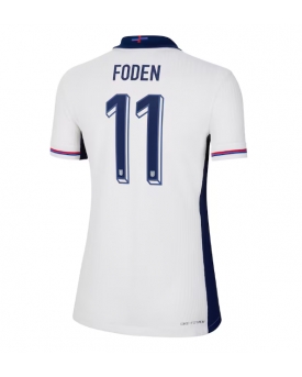 Inghilterra Phil Foden #11 Maglia Gara Casa Repliche Europei 2024 Donna